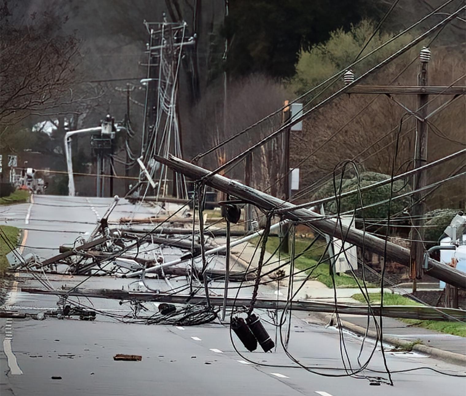 Downed Power Poles